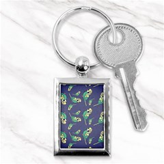 Canaries Budgie Pattern Bird Animals Cute Key Chains (rectangle)  by Mariart