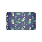 Canaries Budgie Pattern Bird Animals Cute Magnet (Name Card) Front