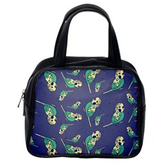 Canaries Budgie Pattern Bird Animals Cute Classic Handbags (One Side)