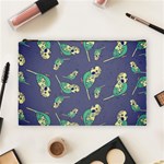 Canaries Budgie Pattern Bird Animals Cute Cosmetic Bag (Large)  Front