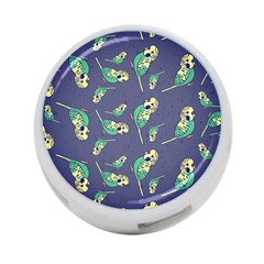 Canaries Budgie Pattern Bird Animals Cute 4-port Usb Hub (one Side) by Mariart