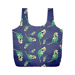 Canaries Budgie Pattern Bird Animals Cute Full Print Recycle Bags (m) 