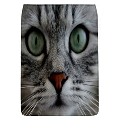 Cat Face Eyes Gray Fluffy Cute Animals Flap Covers (l)  by Mariart