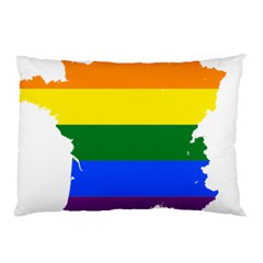 Flag Map Stripes Line Colorful Pillow Case by Mariart