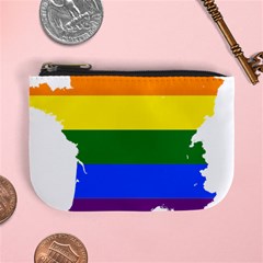 Flag Map Stripes Line Colorful Mini Coin Purses by Mariart