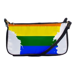 Flag Map Stripes Line Colorful Shoulder Clutch Bags by Mariart