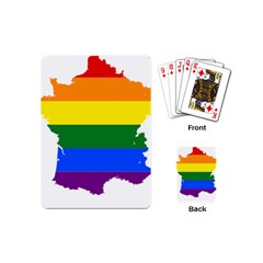 Flag Map Stripes Line Colorful Playing Cards (mini) 