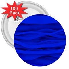 Dark Blue Stripes Seamless 3  Buttons (100 Pack) 