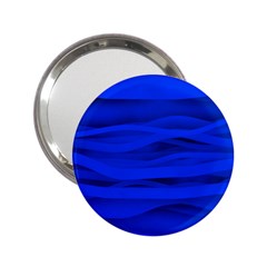 Dark Blue Stripes Seamless 2 25  Handbag Mirrors by Mariart