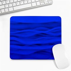 Dark Blue Stripes Seamless Large Mousepads by Mariart