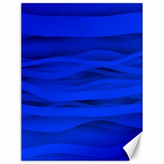 Dark Blue Stripes Seamless Canvas 12  X 16   by Mariart