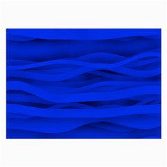 Dark Blue Stripes Seamless Large Glasses Cloth