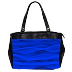 Dark Blue Stripes Seamless Office Handbags (2 Sides)  Front