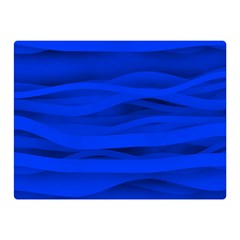 Dark Blue Stripes Seamless Double Sided Flano Blanket (mini)  by Mariart