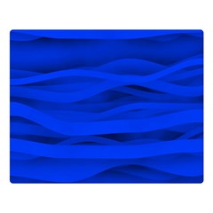 Dark Blue Stripes Seamless Double Sided Flano Blanket (large)  by Mariart