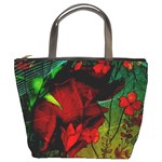 Flower Power, Wonderful Flowers, Vintage Design Bucket Bags