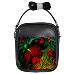 Flower Power, Wonderful Flowers, Vintage Design Girls Sling Bags