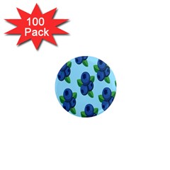 Fruit Nordic Grapes Green Blue 1  Mini Magnets (100 Pack)  by Mariart