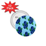 Fruit Nordic Grapes Green Blue 1.75  Buttons (10 pack) Front