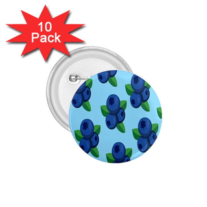 Fruit Nordic Grapes Green Blue 1.75  Buttons (10 pack)