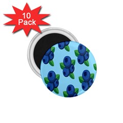 Fruit Nordic Grapes Green Blue 1 75  Magnets (10 Pack)  by Mariart