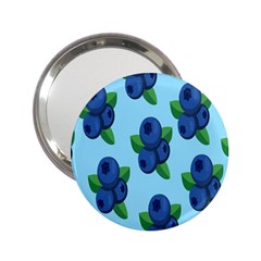 Fruit Nordic Grapes Green Blue 2 25  Handbag Mirrors by Mariart