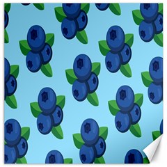 Fruit Nordic Grapes Green Blue Canvas 12  X 12   by Mariart