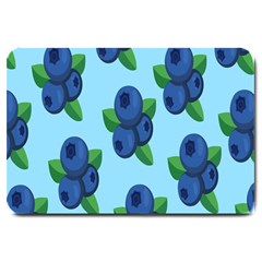 Fruit Nordic Grapes Green Blue Large Doormat  by Mariart