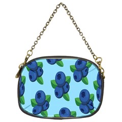 Fruit Nordic Grapes Green Blue Chain Purses (two Sides)  by Mariart