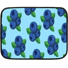 Fruit Nordic Grapes Green Blue Double Sided Fleece Blanket (mini) 