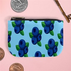 Fruit Nordic Grapes Green Blue Mini Coin Purses by Mariart