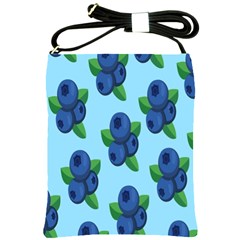 Fruit Nordic Grapes Green Blue Shoulder Sling Bags