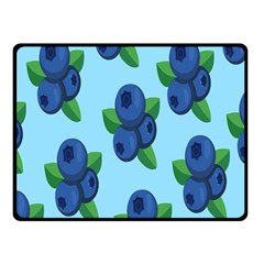 Fruit Nordic Grapes Green Blue Fleece Blanket (small) by Mariart