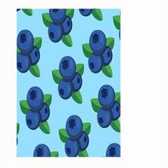 Fruit Nordic Grapes Green Blue Large Garden Flag (two Sides) by Mariart