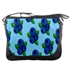 Fruit Nordic Grapes Green Blue Messenger Bags