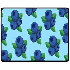 Fruit Nordic Grapes Green Blue Double Sided Fleece Blanket (medium) 