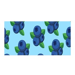 Fruit Nordic Grapes Green Blue Satin Wrap