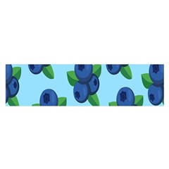 Fruit Nordic Grapes Green Blue Satin Scarf (oblong)