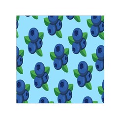 Fruit Nordic Grapes Green Blue Small Satin Scarf (square)