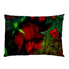 Flower Power, Wonderful Flowers, Vintage Design Pillow Case by FantasyWorld7