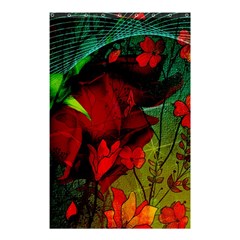 Flower Power, Wonderful Flowers, Vintage Design Shower Curtain 48  X 72  (small)  by FantasyWorld7