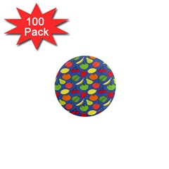 Fruit Melon Cherry Apple Strawberry Banana Apple 1  Mini Magnets (100 Pack) 