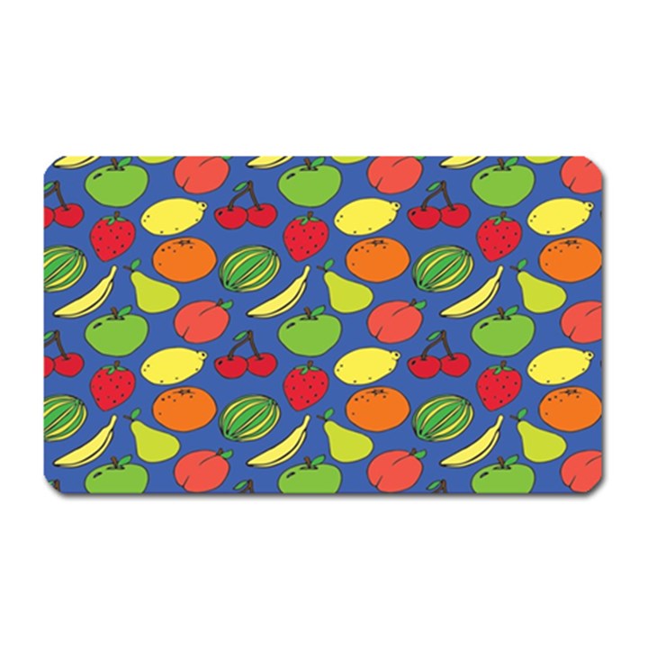 Fruit Melon Cherry Apple Strawberry Banana Apple Magnet (Rectangular)