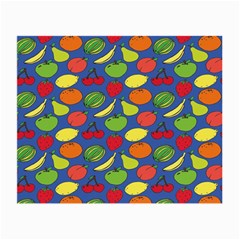 Fruit Melon Cherry Apple Strawberry Banana Apple Small Glasses Cloth by Mariart