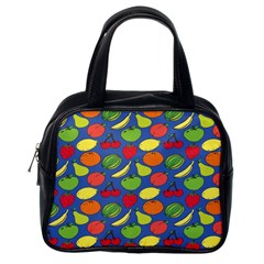 Fruit Melon Cherry Apple Strawberry Banana Apple Classic Handbags (one Side)