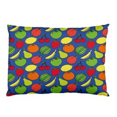 Fruit Melon Cherry Apple Strawberry Banana Apple Pillow Case by Mariart