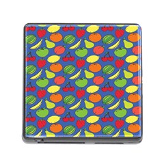 Fruit Melon Cherry Apple Strawberry Banana Apple Memory Card Reader (square) by Mariart