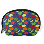 Fruit Melon Cherry Apple Strawberry Banana Apple Accessory Pouches (Large)  Back