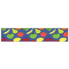 Fruit Melon Cherry Apple Strawberry Banana Apple Flano Scarf (small) by Mariart