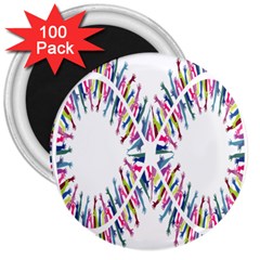 Free Symbol Hands 3  Magnets (100 Pack)